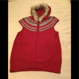 Old Navy hooded sweater vest xxl